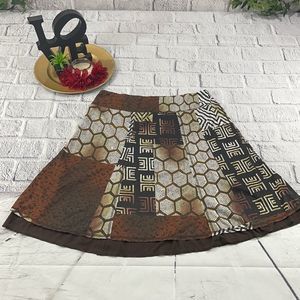 Women’s San Simeon Multicolored Classic Stretchable Mini Skirt (XL) DS16